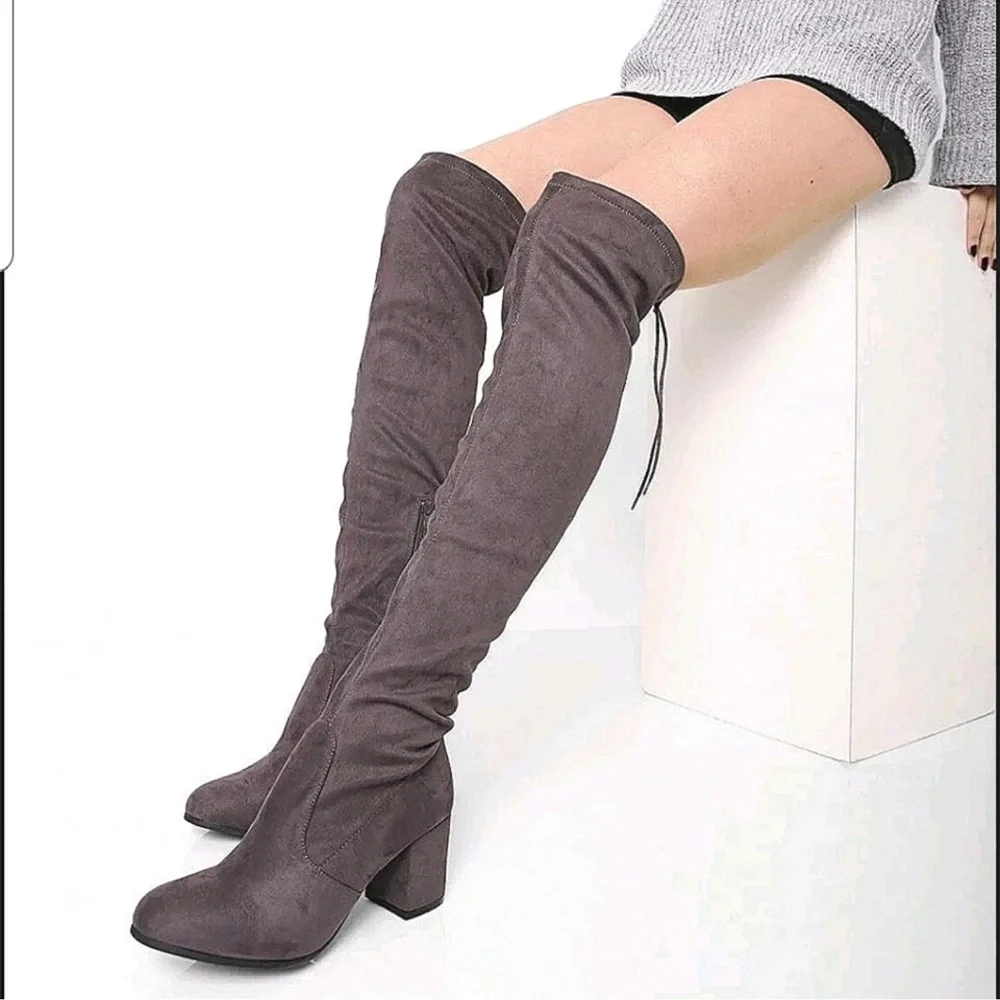 Light Pink Over-the-Knee Boots NWOB
